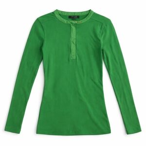 Vintage Green Lauren Ralph Lauren Vibrant Green Top Small